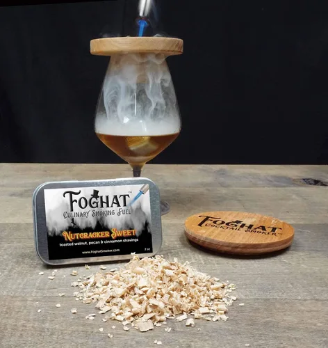 Vista 9 de THOUSAND OAKS BARREL Foghat Culinary Smoking Fuel Gourmet Bundle: Cherry Tempest + Bourbon Resurrection + Cascanueces Nuez Dulce, Nuez Pecana