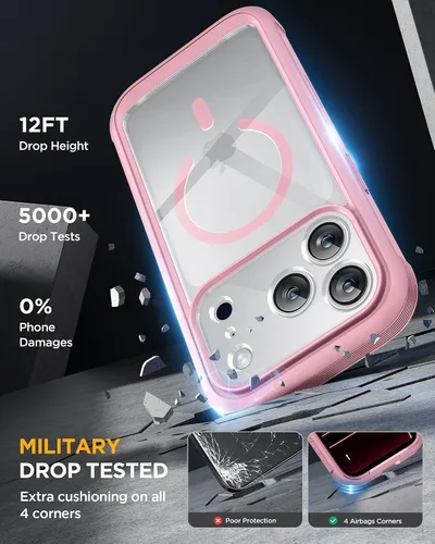 Vista 256 de Miracase Serie de vidrio para iPhone 11 de 6.1 pulgadas, funda protectora de cuerpo completo resistente mejorada con protector de pantalla de vidrio