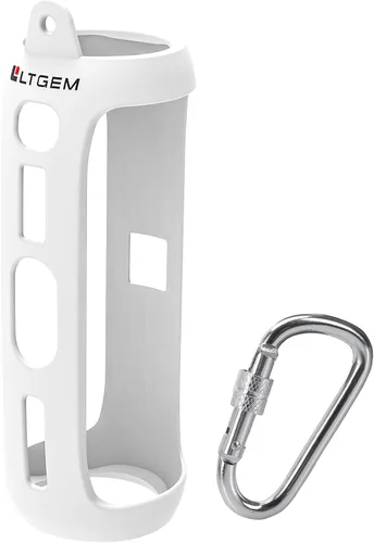 Vista 14 de LTGEM - Funda de silicona compatible con JBL FLIP 5 Altavoz Bluetooth portátil impermeable, carcasa rígida, bolsa de almacenamiento de transporte