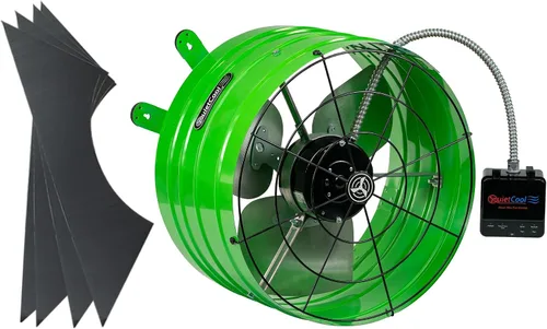 Vista 6 de Quietcool AFG SMT ES-3.0 Ventilador inteligente para ático para buhardillas - Hasta 2801 CFM - Tan solo 22 vatios - Control por aplicación