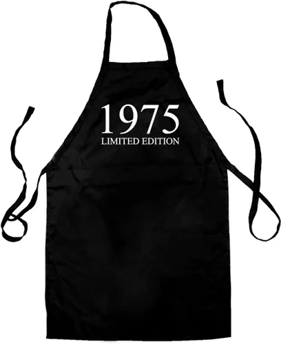 Vista 3 de Dressdown Limited Edition 1975 - Unisex Adult KitchenBBQ Apron - Black - One