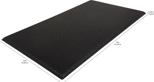 Vista 7 de Amazon Basics Tapete antifatiga, antideslizante, acolchado, resistente a las manchas, cómodo tapete para el hogar, la oficina y el escritorio