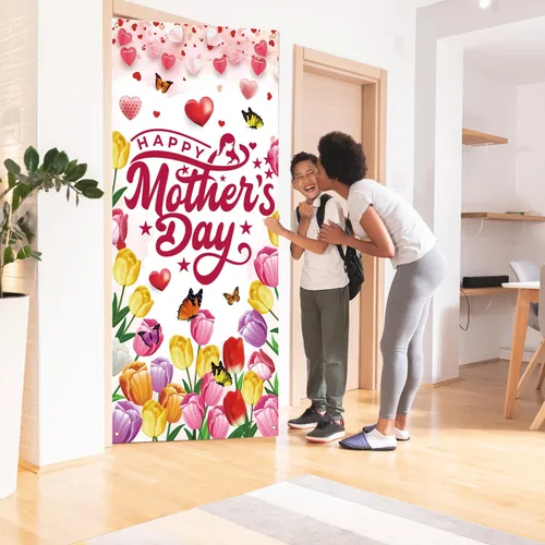 Vista 4 de Decoraciones para el Día de la Madre, Día de la Madre, Día de la Madre, decoración de fiesta del día de la madre, 71 x 35 pulgadas