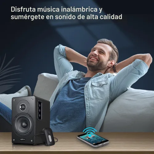 Vista 7 de SIMOLIO - Receptor Bluetooth para coche con AUX, llamadas manos libres y control de volumen