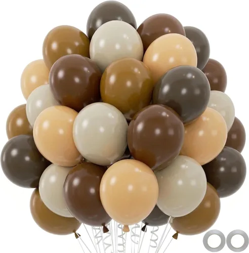 Vista 18 de 100 globos negros dorados y blancos con globos de confeti metálicos dorados y negros de 12 pulgadas para clase de graduación, decoración de fiesta
