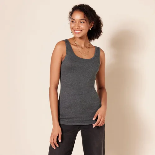 Vista 2 de Tienda Essentials - Camiseta de tirantes ajustada para mujer paquete de 2