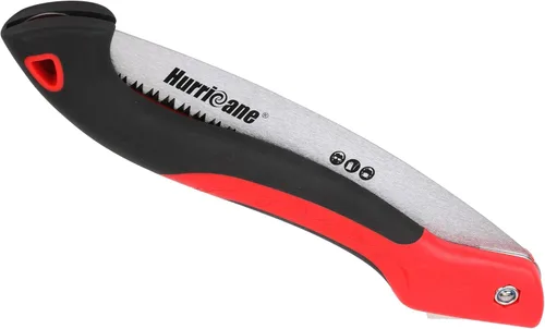 Vista 9 de HURRICANE Sierra plegable/implemento de poda de 10 pulgadas/engranaje de corte de madera/cortador de árbol de campamento con hoja curva SK5/dientes