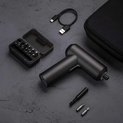 Vista 2 de Xiaomi Juego de destornilladores eléctricos de precisión – MI 3.6 V Kit de destornilladores pequeños de potencia inalámbrica con estuche portátil