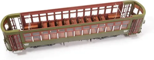Vista 4 de Occre 53012 Teleférico de Nueva Orleans 1:24 llamado Desire - Kit de modelo de madera para construir para adultos