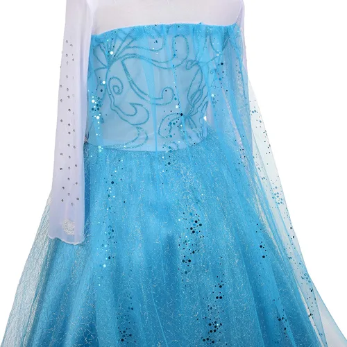 Vista 5 de Dressy Daisy Toddler Little Girls' Ice Princess Dress Costume Birthday Halloween Christmas Fancy Party Dresses