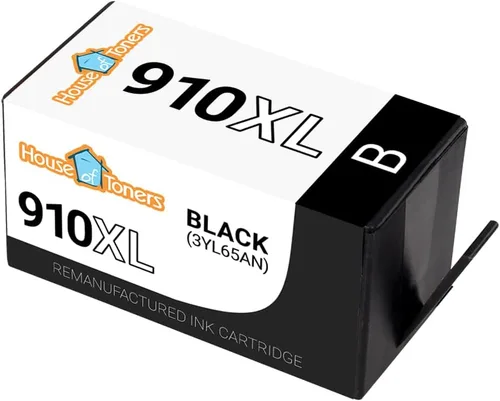 Vista 2 de Houseoftoners Cartuchos de tinta remanufacturados de alto rendimiento de repuesto para HP 910XL Negro Officejet Pro 8025 8022 8020 8010e 8012e 8014e