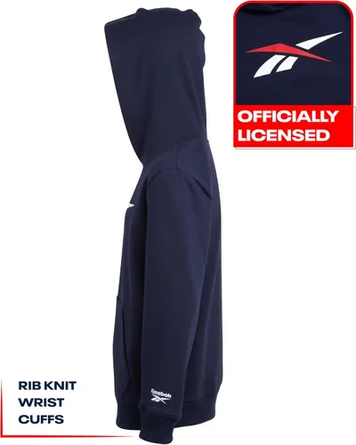 Vista 3 de Reebok Sudadera para niños Sudadera con capucha Active Fleece Pullover (Talla 4-20)