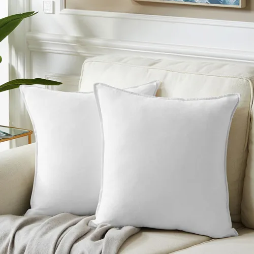 Vista 8 de Fancy Homi - Paquete de 2 fundas de almohada decorativas azul real de 14x14 pulgadas para sala de estar, sofá cama, sofá, decoración moderna bohemia