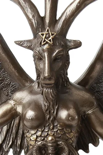 Vista 5 de Nemesis Now Baphomet - Figura de bronce (11.6 in, resina, tamaño único)