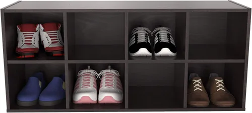 Vista 7 de ClosetMaid Organizador de almacenamiento de zapatos de 8 cubos, Espresso