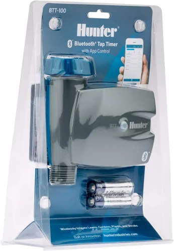 Vista 6 de Hunter BTT - Temporizador de manguera Bluetooth, temporizador de agua inteligente para grifo al aire libre, riego controlado por aplicación