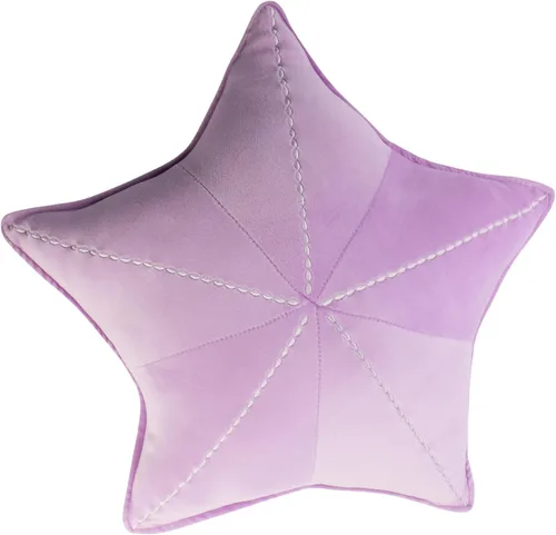 Vista 11 de Almohada de suelo de concha de estrella de mar para sofá, almohada de lectura para automóvil (azul, 19.6 pulgadas)