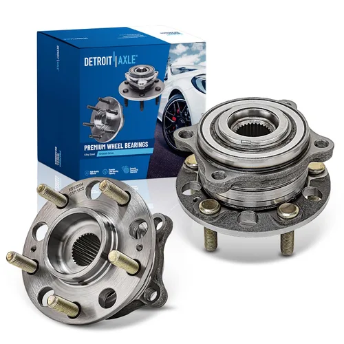 Vista 40 de Detroit Axle - 2.2L Bujes de rodamiento de rueda delanteros de 2 piezas para Honda Accord 90-97, 97 Acura CL, 2 rodamientos de ruedas y conjunto