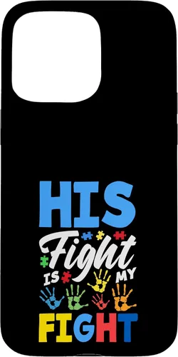Vista 24 de His Fight is My Fight Autism Awareness Case for iPhone Air