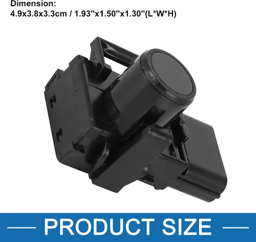 Vista 3 de Parachoques PDC Sensor 39680-TK8-A01 Sensor de estacionamiento inverso para Honda Odyssey 2011-2016 Plástico Metal Negro (juego de 2)