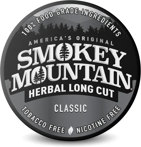 Vista 10 de SMOKEY MOUNTAIN Hierbas de corte largo – Artic Mint – 1 lata – Tabaco sin tabaco y sin nicotina