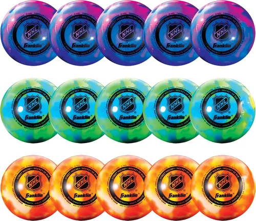 Vista 20 de Franklin Sports - Pelotas de hockey callejero NHL - Sin rebote para uso en exteriores y en patines - Tamaño oficial para hockey callejero juvenil