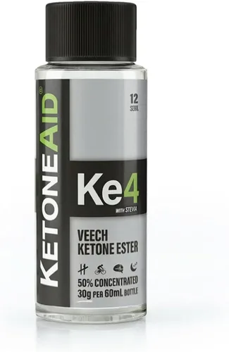 Vista 11 de KetoneAid Ke4 Concentrado de éster cetónico No es una sal cetona, sin azúcar, sin cafeína Éster D-BHB exógeno 12 porciones por botella