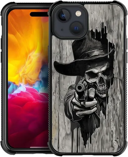 Vista 22 de CARLOCA Funda compatible con iPhone 15 Plus, diseño de gato Mumbai Clivia negro para iPhone 15 Plus, ultra protección, a prueba de golpes