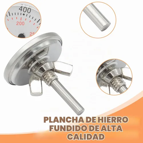 Vista 4 de 7581/60540 Termómetro de parrilla para parrillas Weber Spirit II 200 y 300, piezas de repuesto, medidor de temperatura preciso para parrillas Weber
