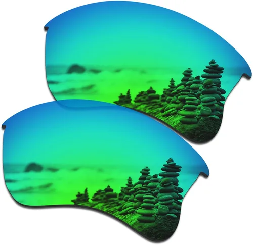 Vista 7 de SmartVLT Juego de 6 lentes de repuesto para hombre Oakley Flak Jacket XLJ OO9009 Sunglass Combo Pack S02