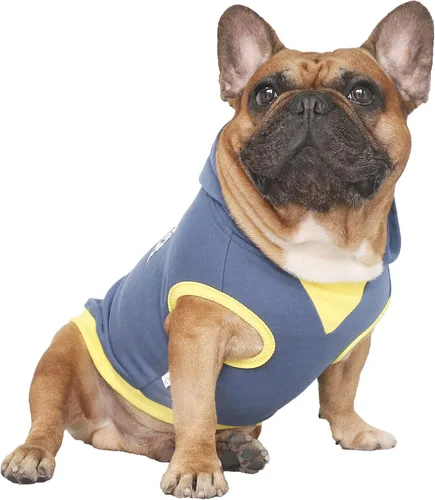 Vista 23 de iChoue - Disfraces para perros, I am a French Bulldog, suéteres divertidos, abrigos de invierno, sudaderas con capucha, Frenchie Pitbull Corgi, Pug