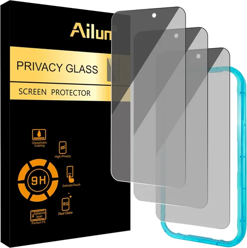 Vista 22 de Ailun - Protector de pantalla de privacidad para iPhone 11 Pro Max/iPhone XS Max [6,5 pulgadas], 2 unidades, antiespía, apto para usar con funda