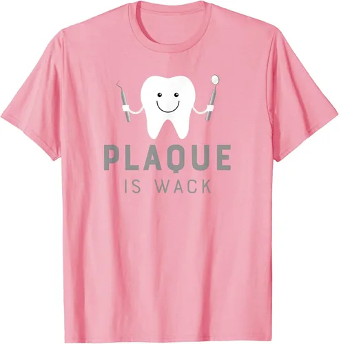 Vista 3 de Plaque is Wack Funny Dental Hygienist T-Shirt Asphalt Grey