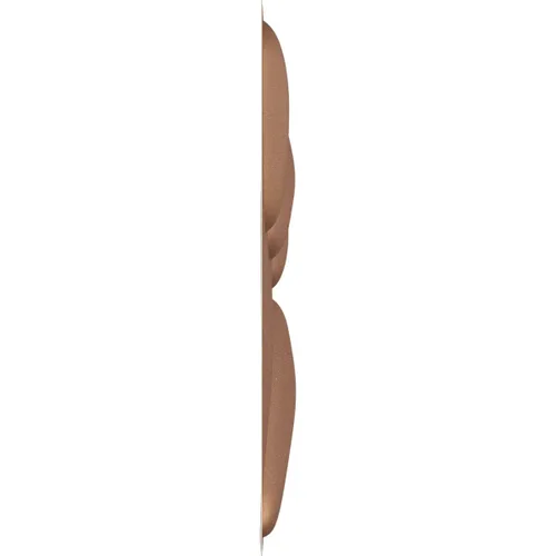 Vista 3 de Ekena Millwork 19 5/8 pulgadas de ancho x 19 5/8 pulgadas de alto, pétalo EnduraWall decorativo 3D, cobre envejecido (cubre 2.67 pies cuadrados).