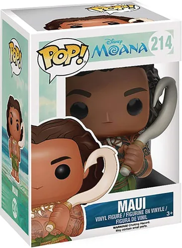 Vista 3 de Funko Disney: Moana - Maui Pop! Figura de vinilo (con funda protectora de caja compatible), multicolor, 3.75 pulgadas