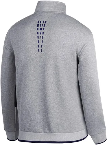 Vista 8 de Guanzizai Conjunto deportivo casual de manga larga para hombre, conjunto deportivo con cremallera completa, chaqueta deportiva y pantalones