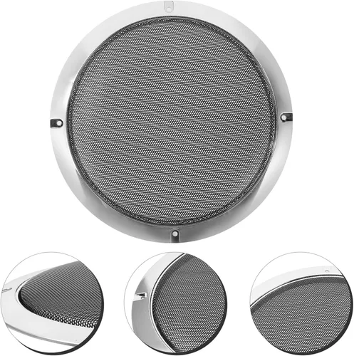 Vista 2 de VICASKY Cubierta de parrilla para altavoz de automóvil, red de protección de malla de hierro duradera para fácil instalación, accesorios de audio