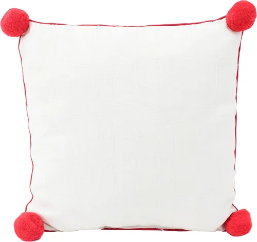 Vista 3 de DanDee Rudolph The Red-Nosed Reindeer Almohada decorativa coleccionable y oficial de 14 pulgadas Clarice, blanco