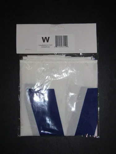 Vista 3 de Trade Winds Bandera tejida de Chicago Cubs W Win Rough Tex de 12 x 18, 12 x 18 pulgadas, resistente a la decoloración