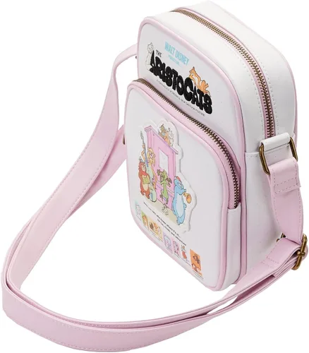Vista 5 de Loungefly Disney The Aristocats - Bolsa cruzada para pasaporte, Multi