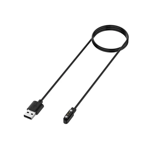Vista 6 de Cable USB para reloj inteligente AKUMAKA i70, cargador magnético de 2 pines para mujeres con relojes inteligentes de diamantes