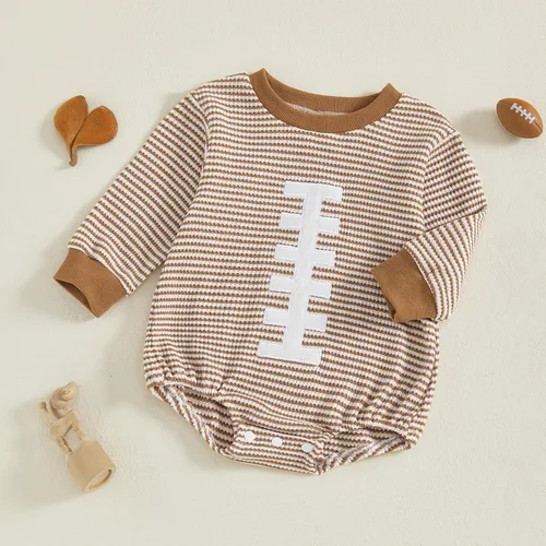 Vista 108 de MERSARIPHY Sudadera de fútbol para bebé, traje de manga larga con letras divertidas, ropa de otoño e invierno