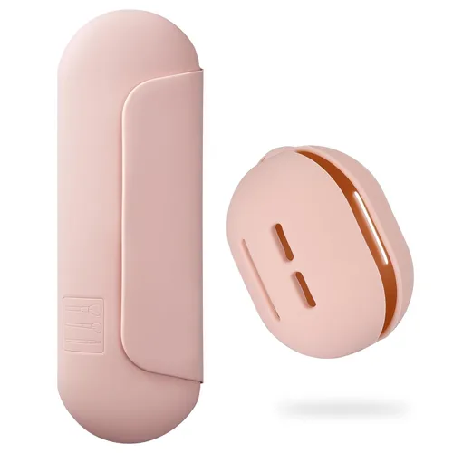 Vista 32 de AGIKET Soporte de silicona para brochas de maquillaje, bolsa de cosméticos de viaje: soporte suave y portátil para brochas cosméticas faciales