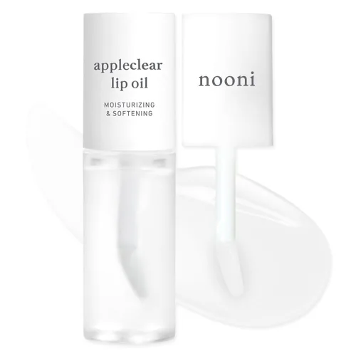 Vista 6 de NOONI Paquete de aceite de labios coreano - Applepeony y Appleclear