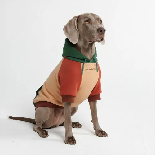 Vista 29 de Spark Paws Sudadera con capucha para perro, suéter de primera calidad para perros pequeños, medianos y grandes Trajes cálidos para bulldogs