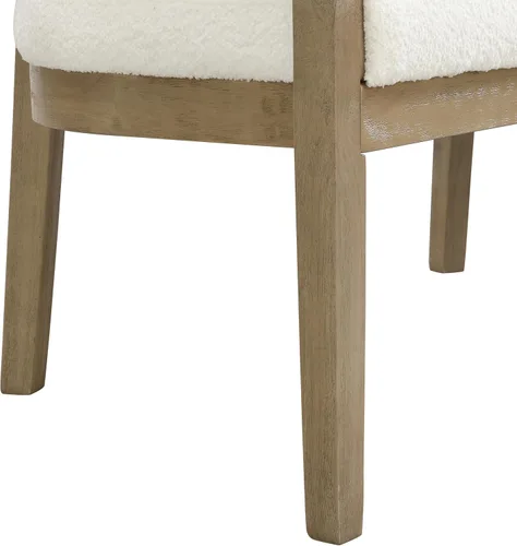 Vista 10 de Christopher Knight Home Xiza Modern Boucle - Sofá biplaza tapizado con marco de madera de caucho, cómodo sofá de 2 plazas y respaldo de ratán, sofás