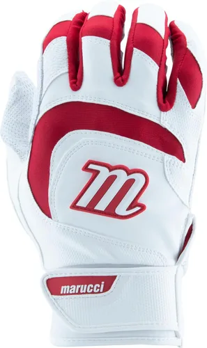 Vista 7 de Marucci MARUCCI Signature Batting Glove V4 Blanco/Azul rey