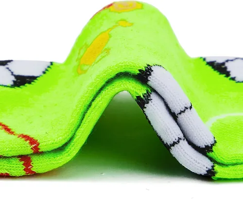 Vista 6 de American Trends Calcetines para niños, hasta la rodilla, uniforme, deportivos, de fútbol, a rayas, para niños y niñas