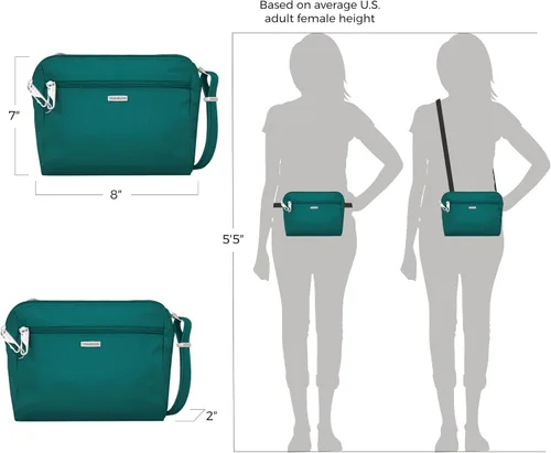 Vista 4 de Travelon Anti-Theft Classic Convertible Crossbody & Waist Pack