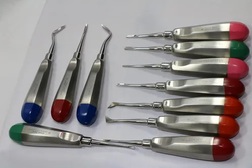Vista 6 de Extracción de los elevadores dentales alemanes 11 EA de la nueva extracción de instrumentos dentales